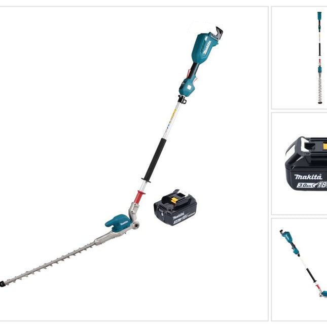 Makita DUN 500 WF Taille-haies sans fil 18 V 50 cm Brushless + 1x batterie 3,0 Ah - sans chargeur