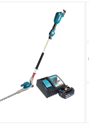 Makita DUN 500 WRF Taille-haies sans fil 18 V 50 cm Brushless + 1x batterie 3,0 Ah + chargeur