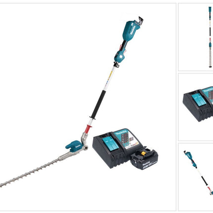 Makita DUN 500 WRF Taille-haies sans fil 18 V 50 cm Brushless + 1x batterie 3,0 Ah + chargeur
