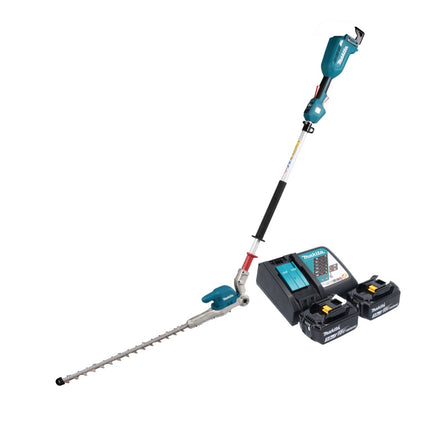 Makita DUN 500 WRF2 Taille-haies sans fil 18 V 50 cm Brushless + 2x batterie 3,0 Ah + chargeur