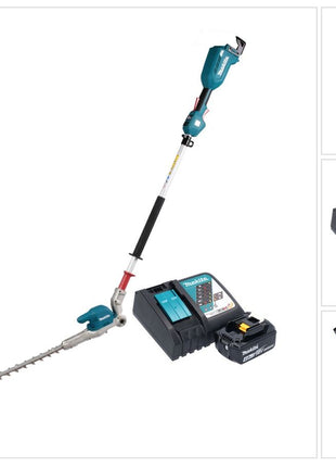 Makita DUN 500 WRM Taille-haies sans fil 18 V 50 cm Brushless + 1x batterie 4,0 Ah + chargeur