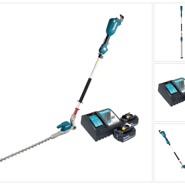 Makita DUN 500 WRM2 Taille-haies sans fil 18 V 50 cm Brushless + 2x batterie 4,0 Ah + chargeur