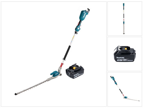 Makita DUN 500 WT Taille-haies sans fil 18 V 50 cm Brushless + 1x batterie 5,0 Ah - sans chargeur