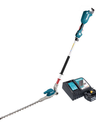 Cortasetos a batería Makita DUN 500 WRT 18 V 50 cm sin escobillas + 1x batería 5,0 Ah + cargador