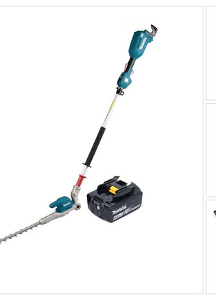 Makita DUN 500 WRG Taille-haies sans fil 18 V 50 cm Brushless + 1x batterie 6,0 Ah + chargeur