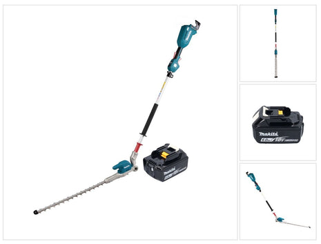 Makita DUN 500 WRG Taille-haies sans fil 18 V 50 cm Brushless + 1x batterie 6,0 Ah + chargeur