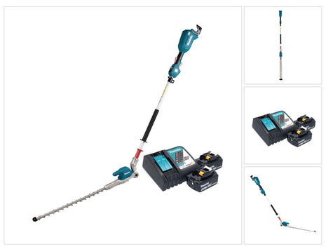 Makita DUN 500 WRG2 Taille-haies sans fil 18 V 50 cm Brushless + 2x batterie 6,0 Ah + chargeur