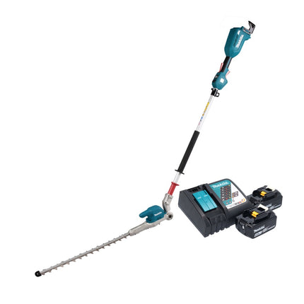 Makita DUN 500 WRG2 Taille-haies sans fil 18 V 50 cm Brushless + 2x batterie 6,0 Ah + chargeur