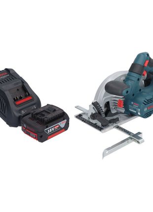 Bosch GKS 18V-57-2 Scie circulaire professionnelle sur batterie 18 V 165 mm sans balais + 1 batterie 6,0 Ah + chargeur