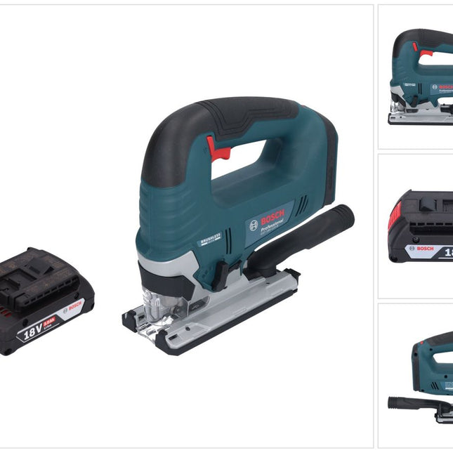 Bosch GST 18V-125 B Professional Scie sauteuse sans fil 18 V 125 mm Brushless + 1x batterie 2,0 Ah - sans chargeur