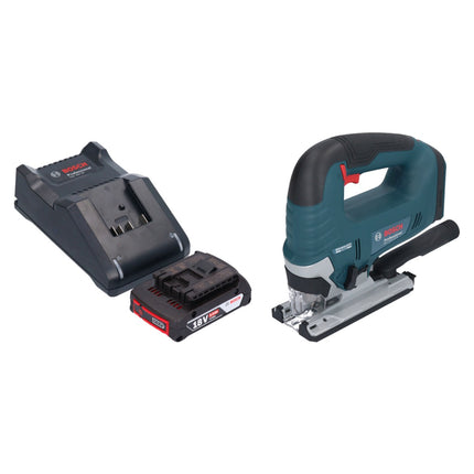 Bosch GST 18V-125 B Professional Scie sauteuse sans fil 18 V 125 mm Brushless + 1x batterie 2,0 Ah + chargeur