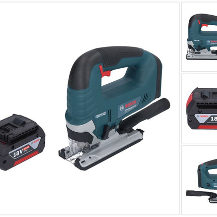 Bosch GST 18V-125 B Professional Scie sauteuse sans fil 18 V 125 mm Brushless + 1x batterie 4,0 Ah - sans chargeur