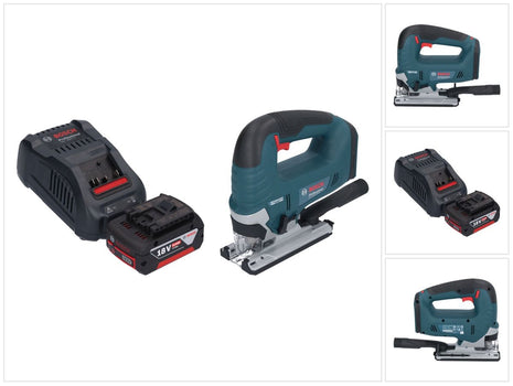 Bosch GST 18V-125 B Profesjonalna wyrzynarka akumulatorowa 18 V 125 mm bezszczotkowa + 1x akumulator 5,0 Ah + ładowarka