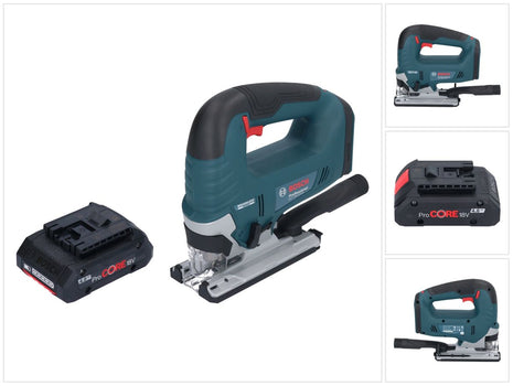 Bosch GST 18V-125 B Professional Akku Stichsäge 18 V 125 mm Brushless + 1x ProCORE Akku 4,0 Ah - ohne Ladegerät