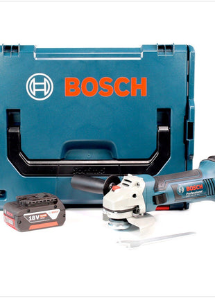 Bosch GWS 18-125 V-LI Akku Winkelschleifer 18V 125mm + 1x Akku 5,0Ah + L-Boxx - ohne Ladegerät - Toolbrothers