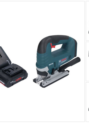 Bosch GST 18V-125 B Profesjonalna wyrzynarka akumulatorowa 18 V 125 mm bezszczotkowa + 1x akumulator ProCORE 4,0 Ah + ładowarka