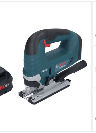 Bosch GST 18V-125 B Professional Scie sauteuse sans fil 18 V 125 mm Brushless + 1x batterie ProCORE 5,5 Ah - sans chargeur