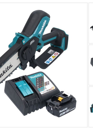 Makita DUC 150 RF 18 V 15 cm Tronconneuse d'elagage sans fil + 1x Batterie 3,0 Ah + chargeur