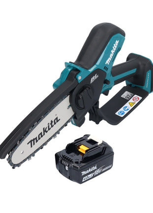 Makita DUC 150 M Tronconneuse d'elagage sans fil 18 V 15 cm Brushless + 1x batterie 4,0 Ah - sans chargeur