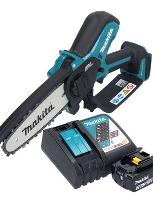 Motosierra a batería Makita DUC 150 RM 18 V 15 cm sin escobillas + 1x batería 4,0 Ah + cargador