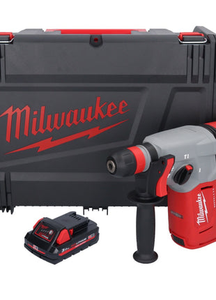 Milwaukee M18 BLHX-301X Marteau perforateur burineur sans fil 18 V 2,3 J Brushless + 1x Batterie 3,0 Ah + HD-Box - ohne Ladegert