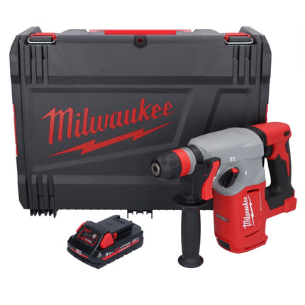 Milwaukee M18 BLHX-301X Marteau perforateur burineur sans fil 18 V 2,3 J Brushless + 1x Batterie 3,0 Ah + HD-Box - ohne Ladegert