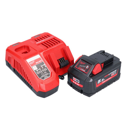 Marteau combiné à batterie Milwaukee M18 BLHX-551X 18 V 2,3 J brushless + 1x batterie 5,5 Ah + chargeur + boîtier HD