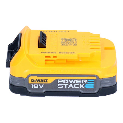DeWalt DCW 682 NT Fraiseuse à lamelles sans fil 18 V 102 x 20 mm Brushless + 1x batterie Powerstack 1,7 Ah + TSTAK - sans chargeur