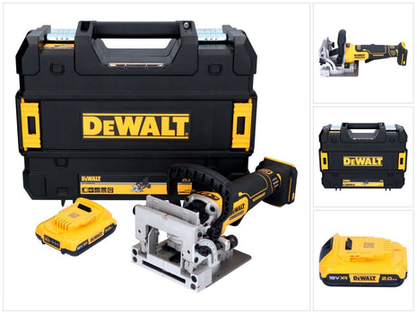 DeWalt DCW 682 NT cortador de tacos planos a batería 18 V 102 x 20 mm sin escobillas + 1x batería 2,0 Ah + TSTAK - sin cargador