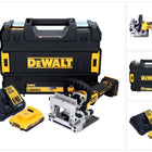 DeWalt DCW 682 D1T Fraiseuse sans fil pour chevilles plates 18 V 102 x 20 mm Brushless + 1x batterie 2,0 Ah + chargeur + TSTAK