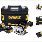 DeWalt DCW 682 M1T Fraiseuse sans fil pour chevilles plates 18 V 102 x 20 mm Brushless + 1x batterie 4,0 Ah + chargeur + TSTAK