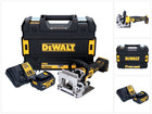 DeWalt DCW 682 M1T Akku Flachdübelfräse 18 V 102 x 20 mm Brushless + 1x Akku 4,0 Ah + Ladegerät + TSTAK