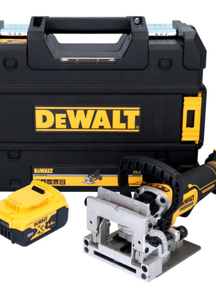 DeWalt DCW 682 NT Fraiseuse à lamelles sans fil 18 V 102 x 20 mm Brushless + 1x batterie 5,0 Ah + TSTAK - sans chargeur