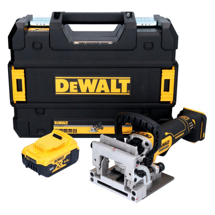 DeWalt DCW 682 NT Fraiseuse à lamelles sans fil 18 V 102 x 20 mm Brushless + 1x batterie 5,0 Ah + TSTAK - sans chargeur