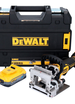 DeWalt DCW 682 NT cortador de tacos planos a batería 18 V 102 x 20 mm sin escobillas + 1x batería Powerstack 5,0 Ah + TSTAK - sin cargador