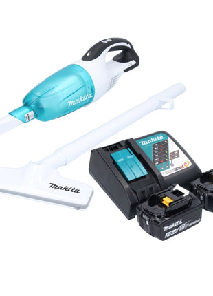 Makita DCL 181 FRFWX aspirador inalámbrico 18 V 53 mbar 0,65 L + 2x baterías 3,0 Ah + cargador