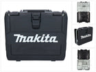 Maletín de transporte Makita con organizador para DHP / DDF 482 483 484 485 487 489 negro 355 x 305 x 125 mm