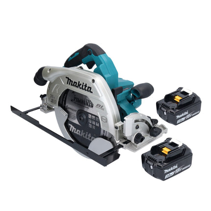 Makita DHS 900 F2U scie circulaire portative sans fil 36 V ( 2x 18 V ) 235 mm sans balais + 2x batterie 3,0 Ah + adaptateur Bluetooth - sans kit de chargement
