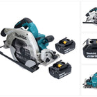 Makita DHS 900 M2U scie circulaire portative sans fil 36 V ( 2x 18 V ) 235 mm Brushless + 2x batterie 4,0 Ah + adaptateur Bluetooth - sans kit de chargement