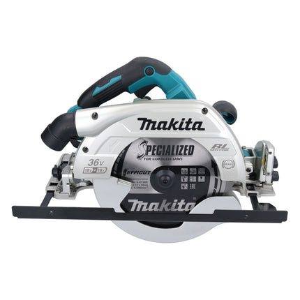 Makita DHS 900 T2U scie circulaire portative sans fil 36 V ( 2x 18 V ) 235 mm sans balais + 2x accu 5,0 Ah + adaptateur Bluetooth - sans kit de chargement