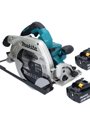 Makita DHS 900 G2U scie circulaire portative sans fil 36 V ( 2x 18 V ) 235 mm sans balais + 2x batterie 6,0 Ah + adaptateur Bluetooth - sans kit de chargement