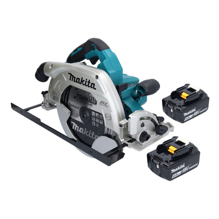 Makita DHS 900 G2U scie circulaire portative sans fil 36 V ( 2x 18 V ) 235 mm sans balais + 2x batterie 6,0 Ah + adaptateur Bluetooth - sans kit de chargement