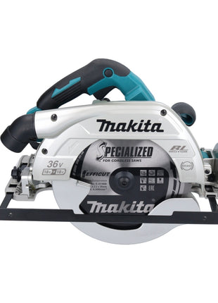 Makita DHS 900 G2U scie circulaire portative sans fil 36 V ( 2x 18 V ) 235 mm sans balais + 2x batterie 6,0 Ah + adaptateur Bluetooth - sans kit de chargement