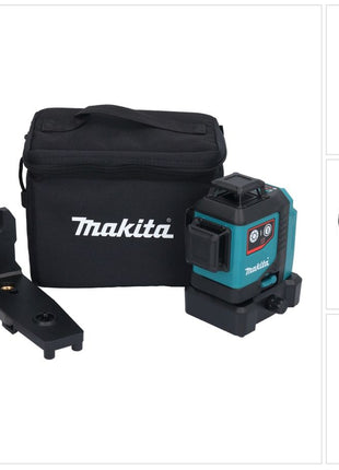 Makita SK 700 D batterie rechargeable laser multiligne rouge 12 V vitesse max. IP 54 10 m solo - sans batterie, sans chargeur