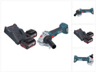 Bosch GWS 18V-7 Professional Meuleuse angulaire sans fil 18 V 125 mm Brushless + 2x batterie 4,0 Ah + chargeur