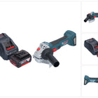 Bosch GWS 18V-7 Professional Meuleuse angulaire sans fil 18 V 125 mm Brushless + 1x batterie 5,0 Ah + chargeur