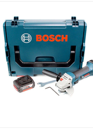 Bosch GWS 18 V-Li Professional 115 mm Akku Winkelschleifer + 1x GBA 5,0 Ah Akku + L-Boxx - Toolbrothers