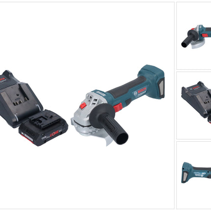 Bosch GWS 18V-7 Professional Meuleuse angulaire sans fil 18 V 125 mm Brushless + 1x batterie ProCORE 4,0 Ah + chargeur