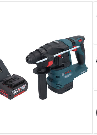 Bosch GBH 18V-22 Professional Akku Bohrhammer 18 V 1,9 J SDS Plus Brushless + 1x Akku 4,0 Ah + Ladegerät