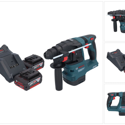 Bosch GBH 18V-22 Professional Marteau perforateur sans fil 18 V 1,9 J SDS Plus Brushless + 2x batterie 4,0 Ah + chargeur